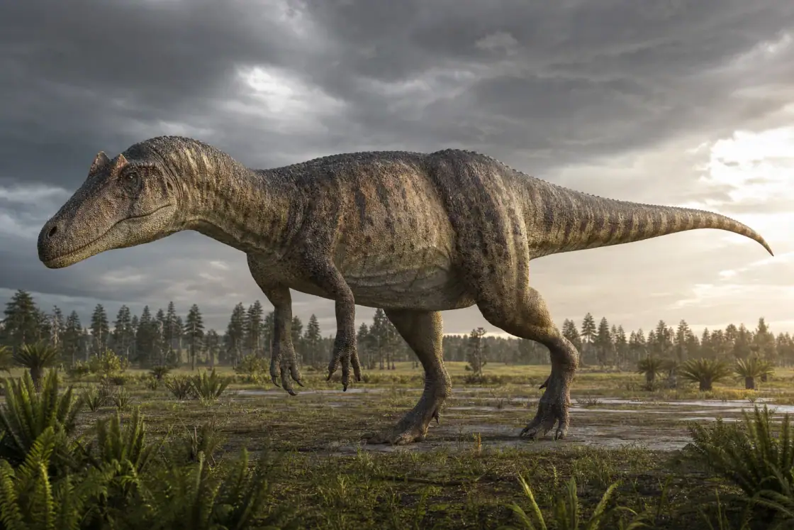 Allosaurus (Allosaurus fragilis) · scientific reconstruction