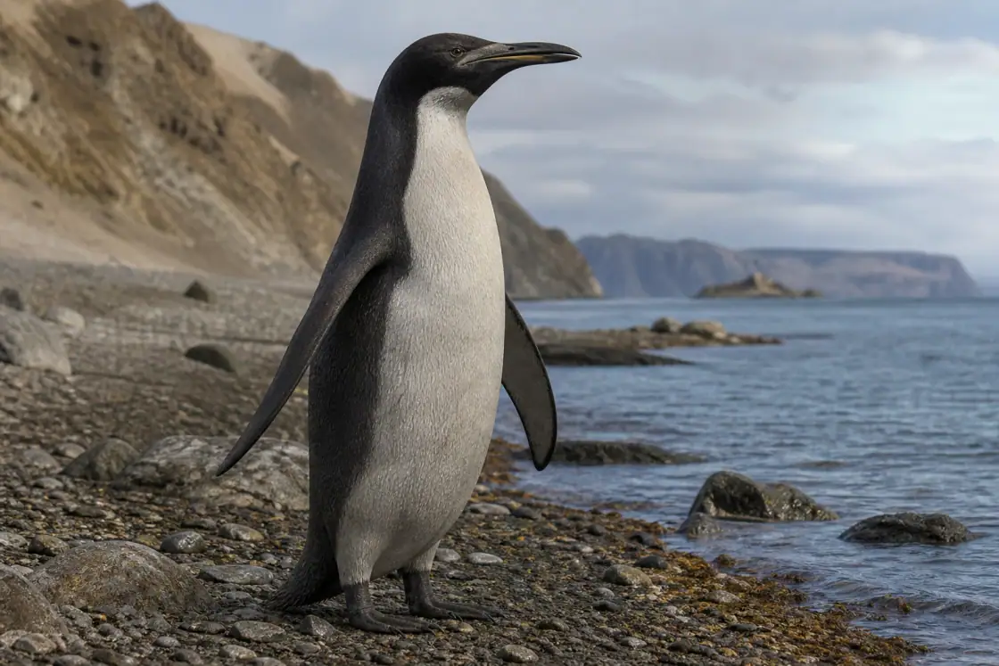 Anthropornis (Anthropornis nordenskjoeldi) · scientific reconstruction
