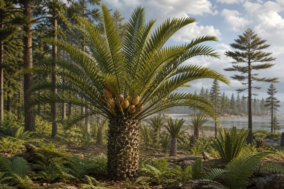 Bennettites (Bennettites) · scientific reconstruction