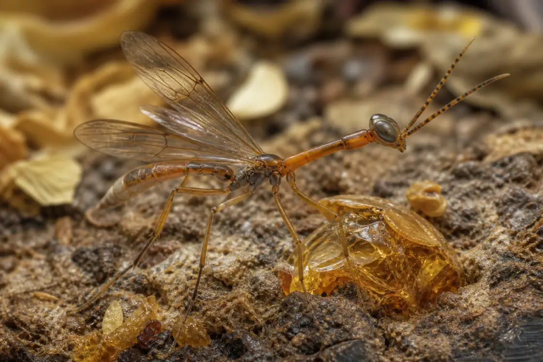 Camelomecia (Camelomecia janovitzi) · scientific reconstruction
