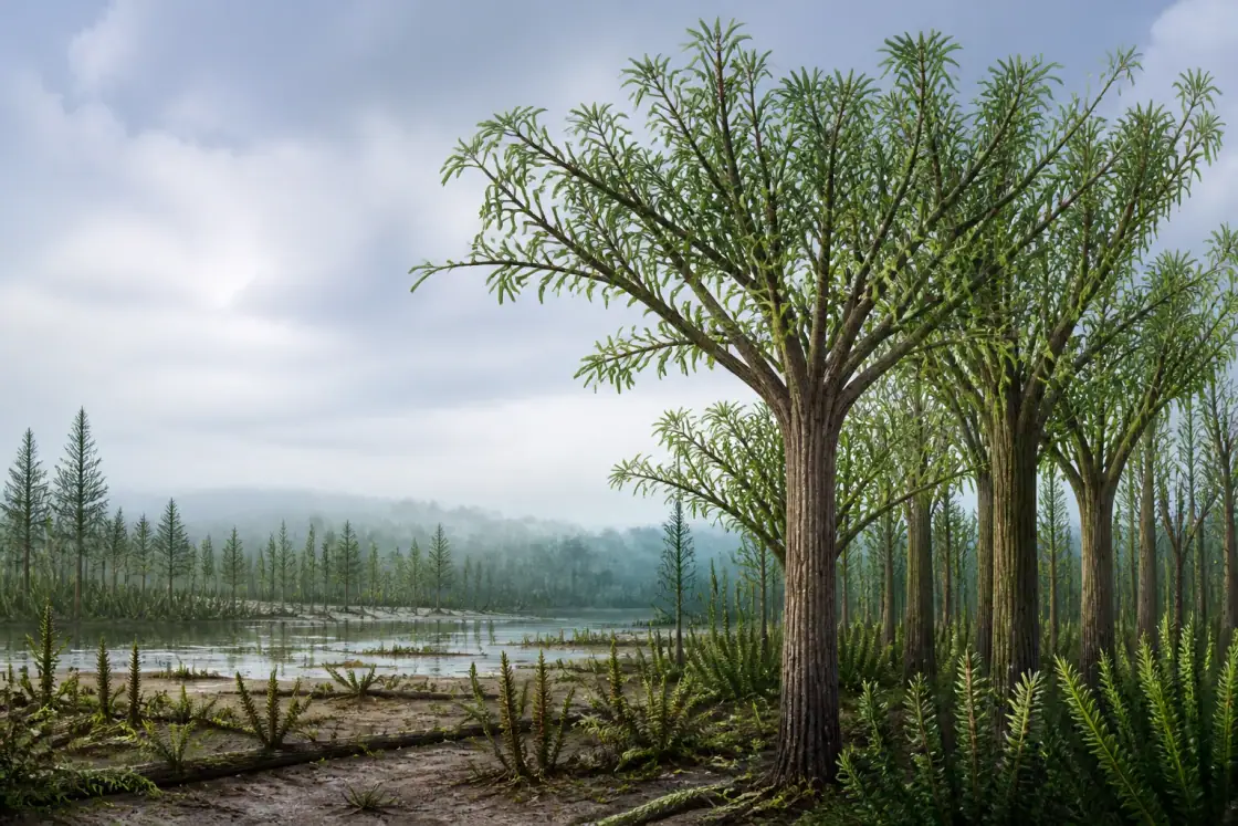 Cordaites (Cordaites principalis) · scientific reconstruction