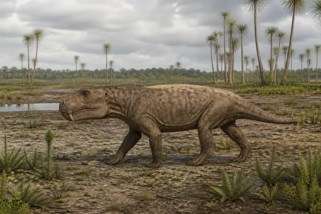 Cynognathus (Cynognathus crateronotus) · scientific reconstruction