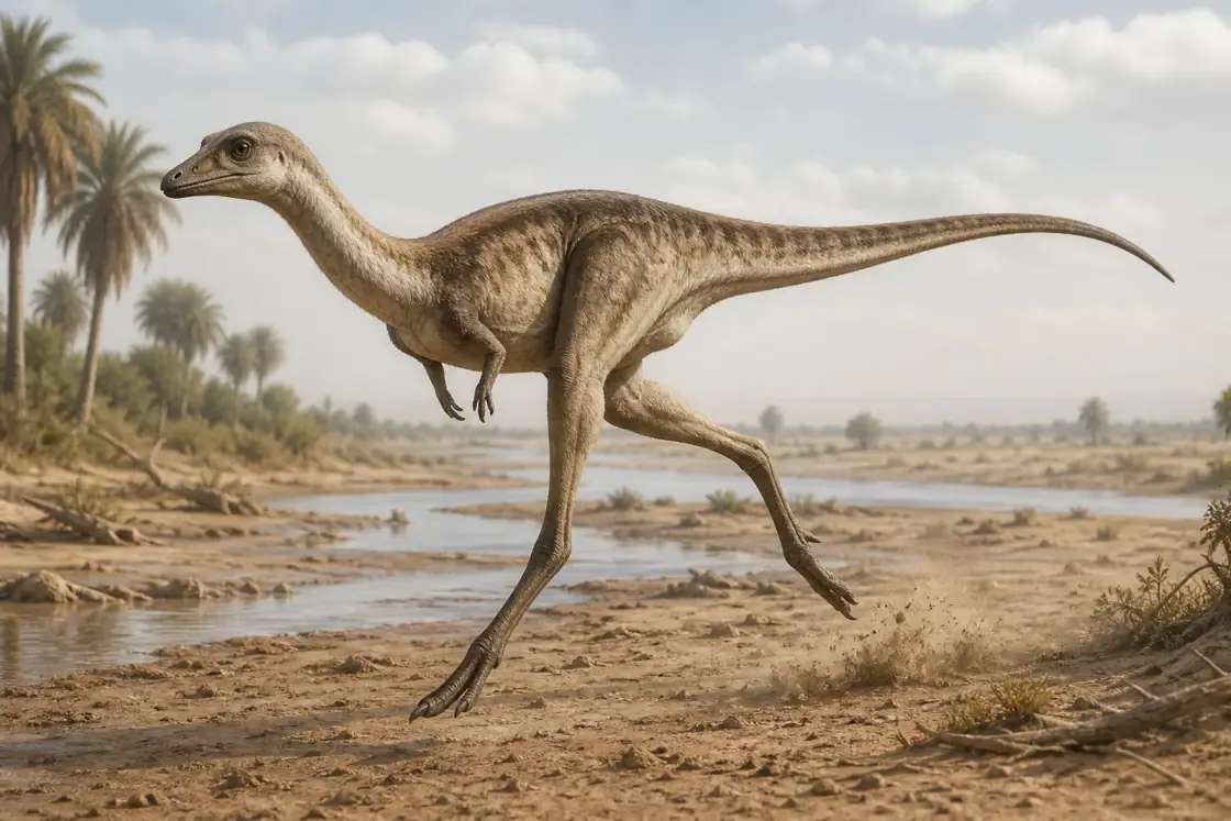 Deltadromeus (Deltadromeus agilis) · scientific reconstruction