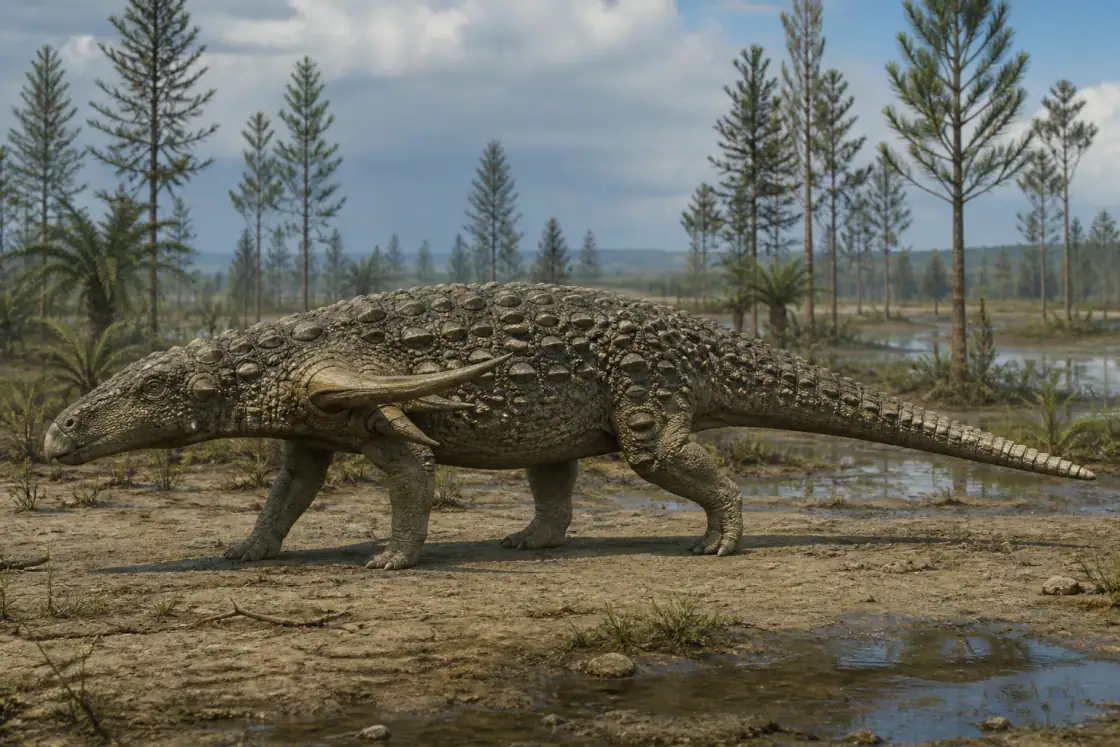 Desmatosuchus (Desmatosuchus spurensis) · scientific reconstruction