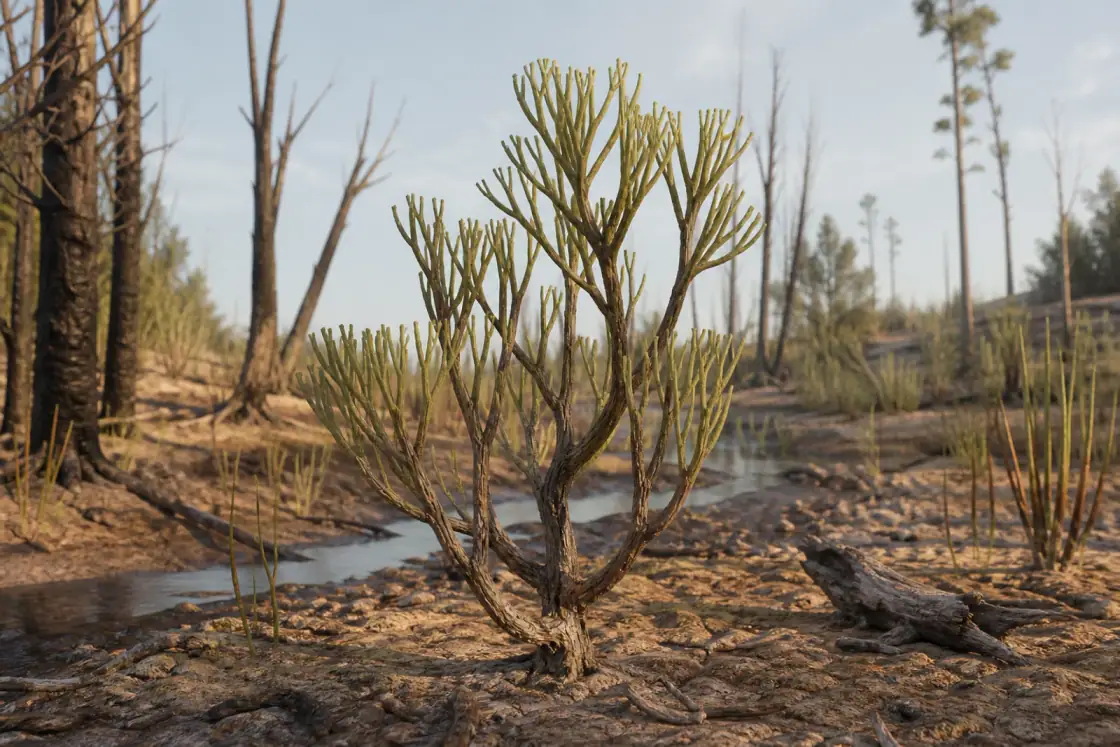 Dicranophyllum (Dicranophyllum gallicum) · scientific reconstruction