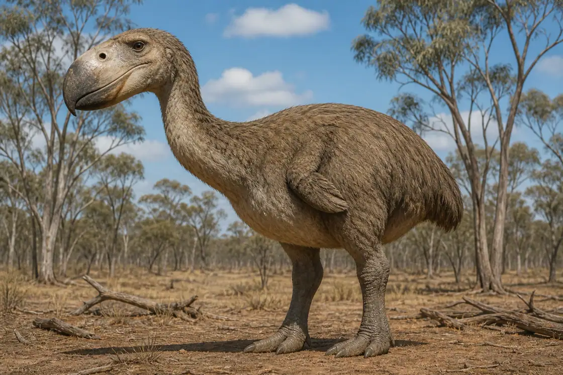 Dromornis (Dromornis stirtoni) · scientific reconstruction