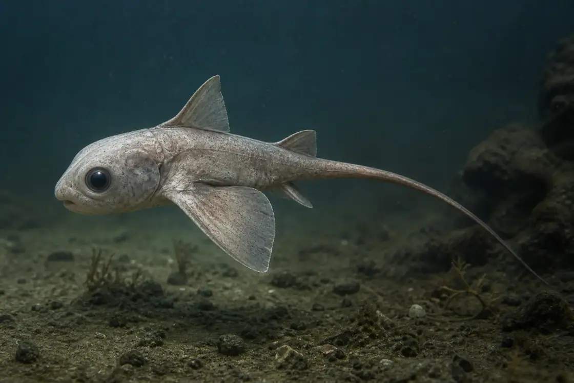 Echinochimaera (Echinochimaera meltoni) · scientific reconstruction