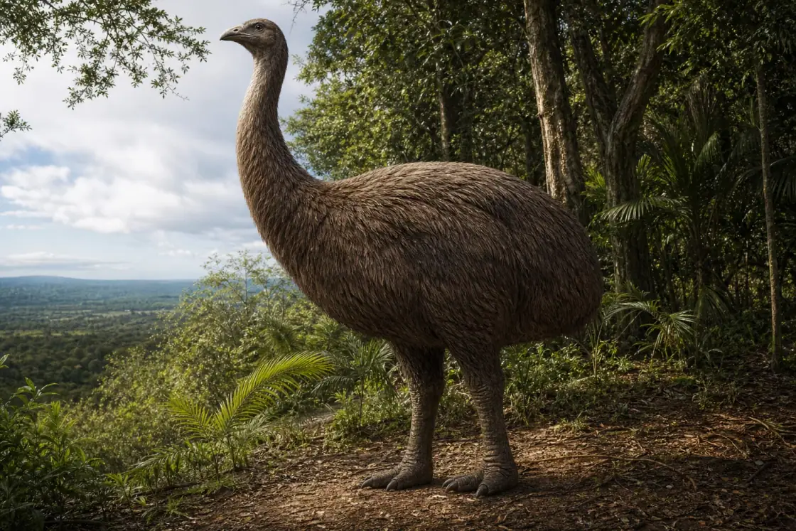 Elephant Bird (Aepyornis maximus) · scientific reconstruction