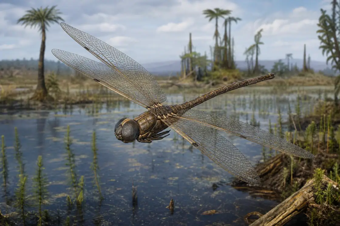 Eugeropteron (Eugeropteron lunatum) · scientific reconstruction