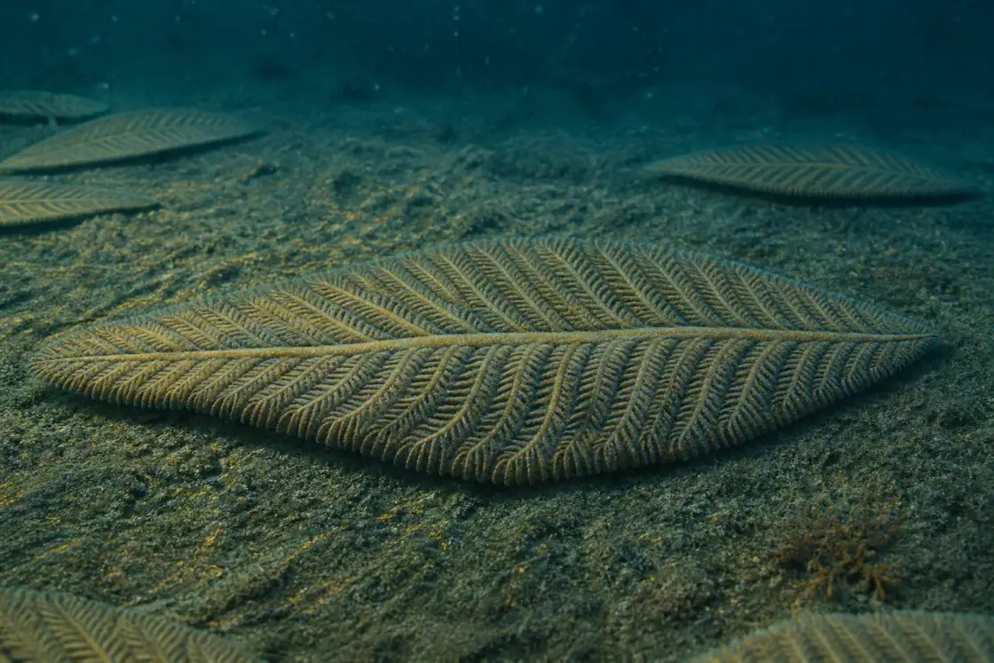Fractofusus (Fractofusus misrai) · scientific reconstruction