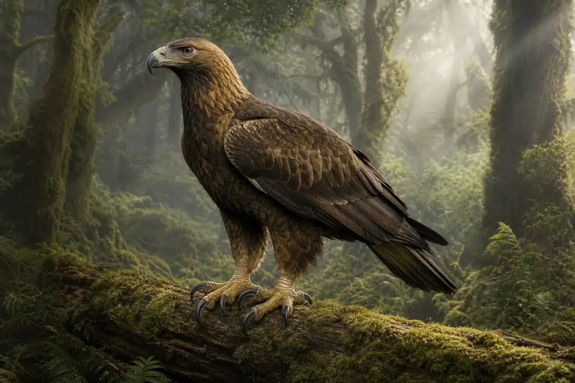 Haast’s Eagle (Hieraaetus moorei) · scientific reconstruction