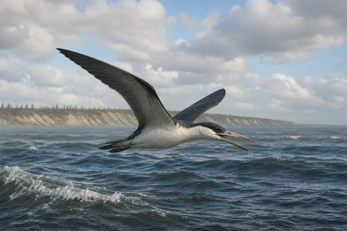 Ichthyornis (Ichthyornis dispar) · scientific reconstruction