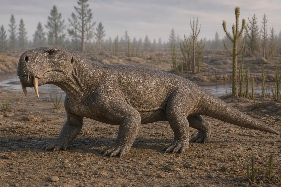Inostrancevia (Inostrancevia alexandri) · scientific reconstruction