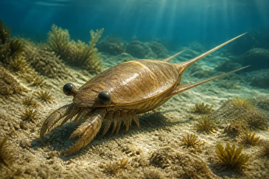 Isoxys (Isoxys curvirostratus) · scientific reconstruction