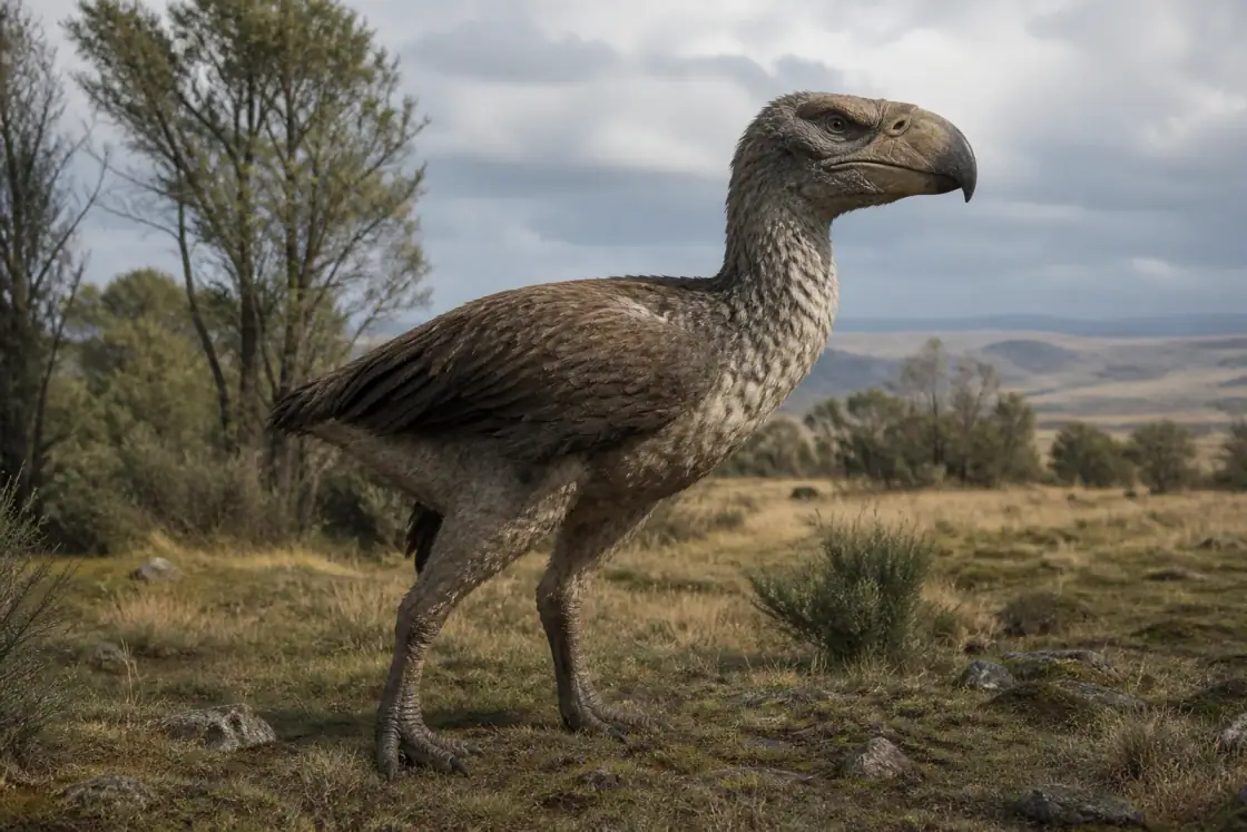 Kelenken (Kelenken guillermoi) · scientific reconstruction