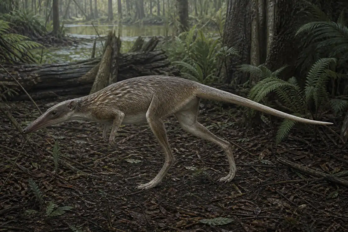 Leptictidium (Leptictidium auderiense) · Reconstitution originale générée par IA