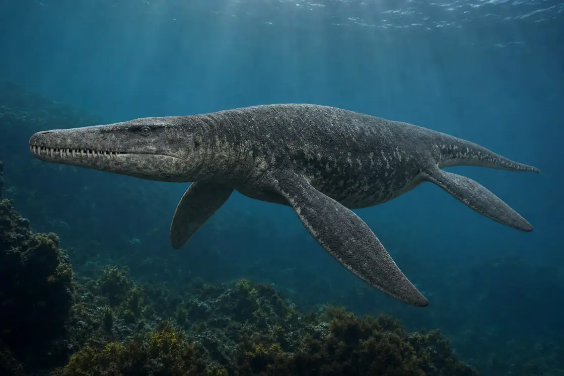 Liopleurodon (Liopleurodon ferox) · scientific reconstruction