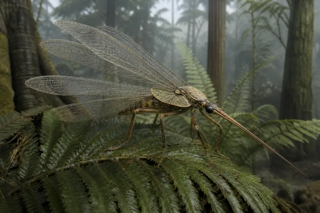 Lithomantis (Lithomantis carbonarius) · scientific reconstruction
