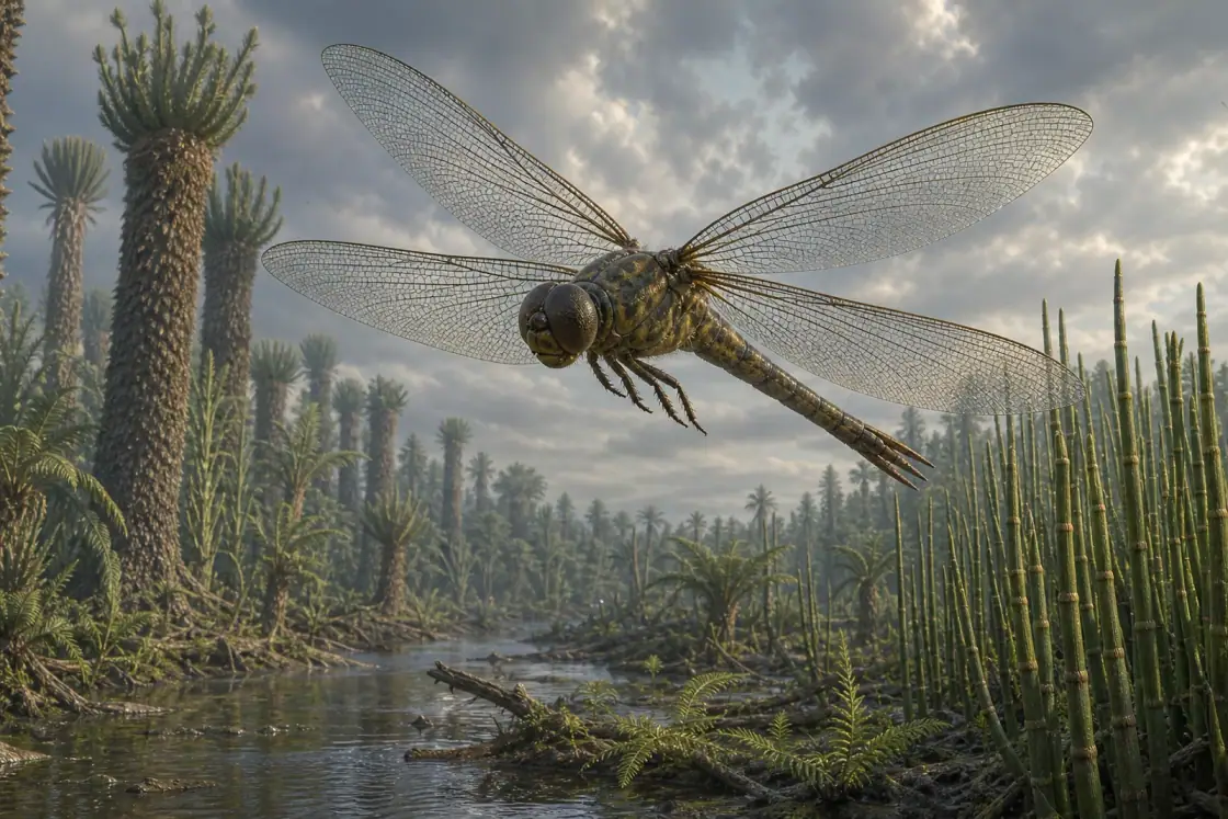 Meganeurula (Meganeurula selysii) · scientific reconstruction