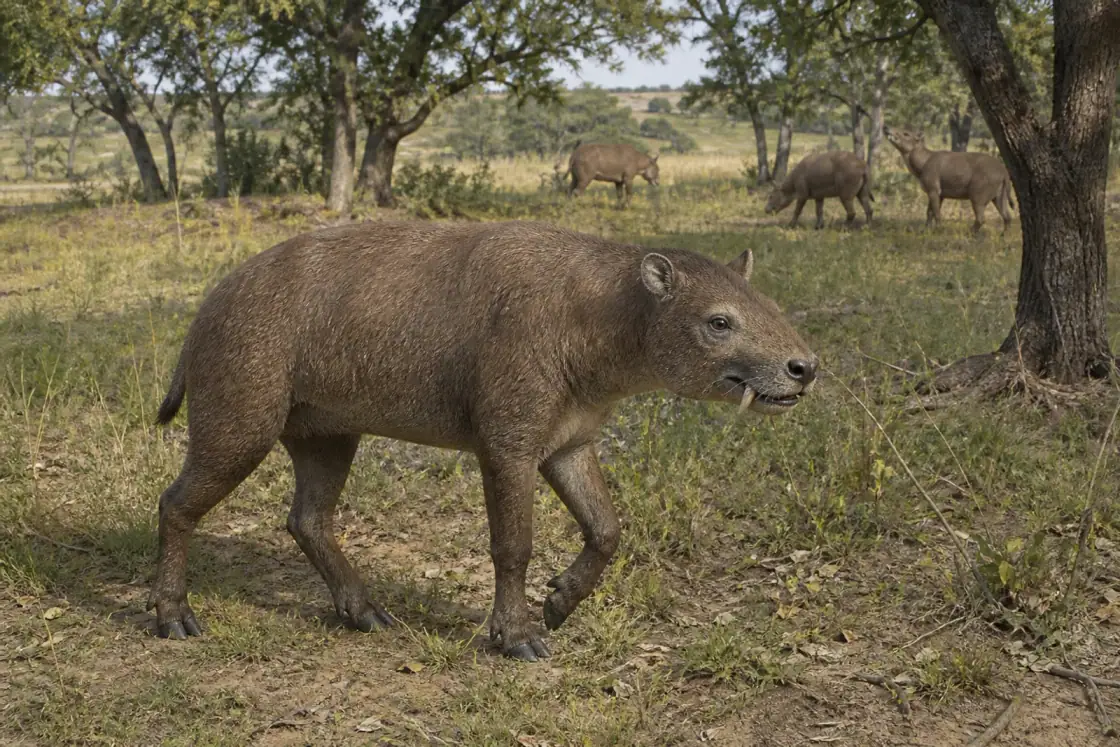 Merycoidodon (Merycoidodon culbertsonii) · scientific reconstruction