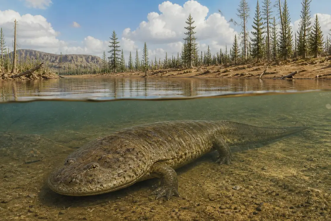 Metoposaurus (Metoposaurus diagnosticus) · scientific reconstruction