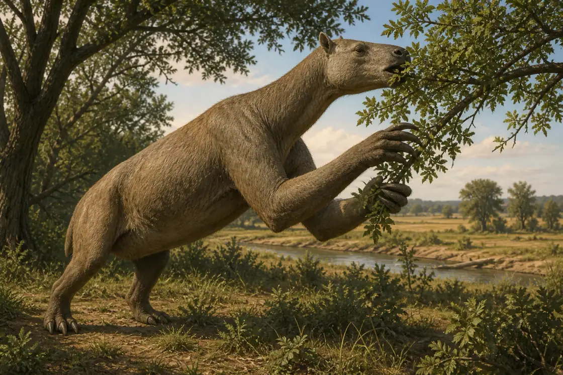 Moropus (Moropus elatus) · scientific reconstruction
