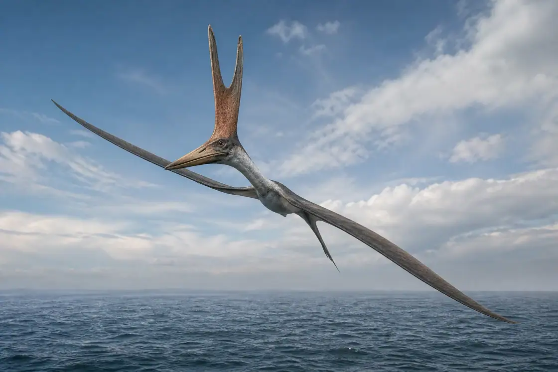 Nyctosaurus (Nyctosaurus gracilis) · scientific reconstruction