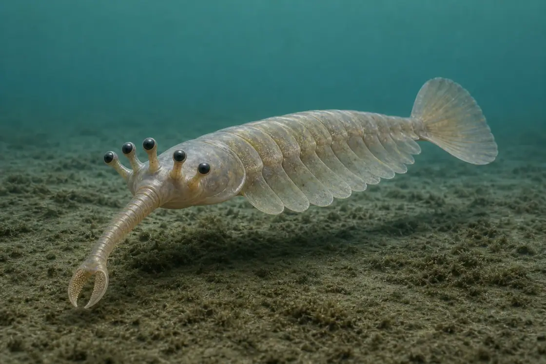 Opabinia (Opabinia regalis) · scientific reconstruction