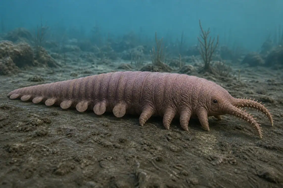 Pambdelurion (Pambdelurion whittingtoni) · scientific reconstruction