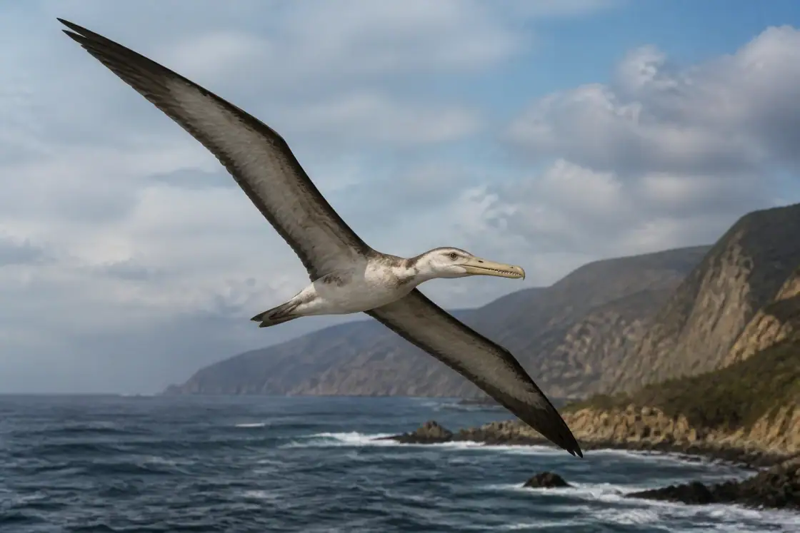 Sanders's Pelagornis (Pelagornis sandersi) · scientific reconstruction