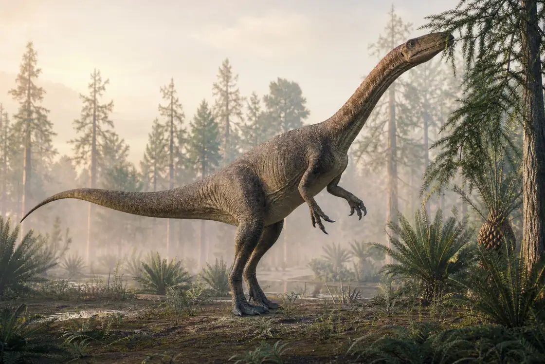 Plateosaurus (Plateosaurus trossingensis) · scientific reconstruction