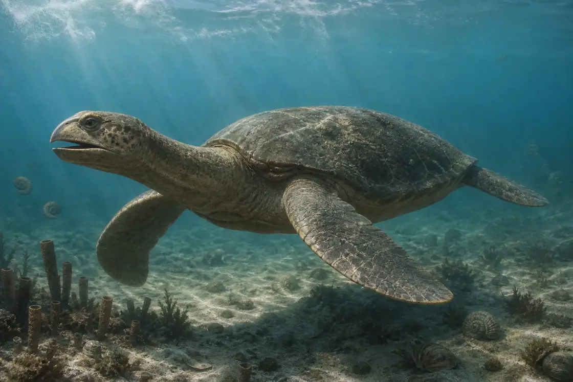 Protostega (Protostega gigas) · scientific reconstruction