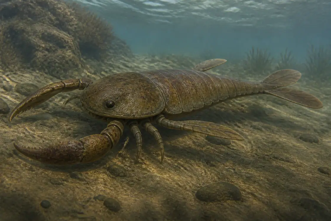 Pterygotus (Pterygotus anglicus) · scientific reconstruction