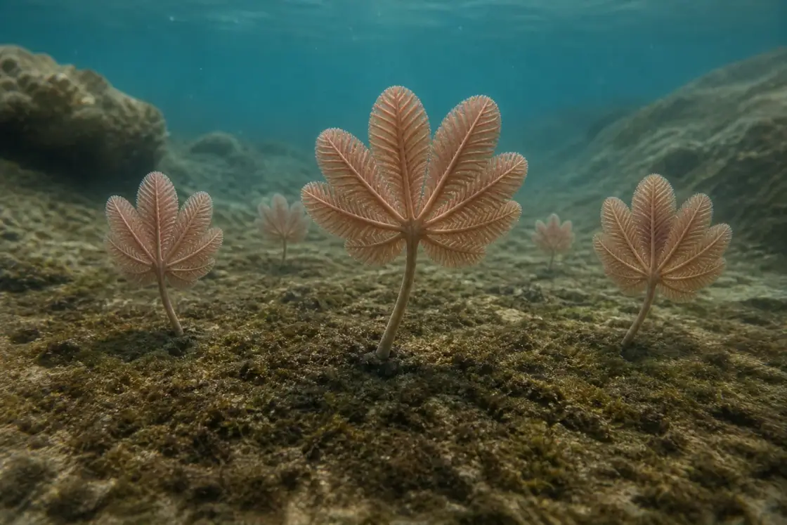 Rangea (Rangea schneiderhoehni) · scientific reconstruction