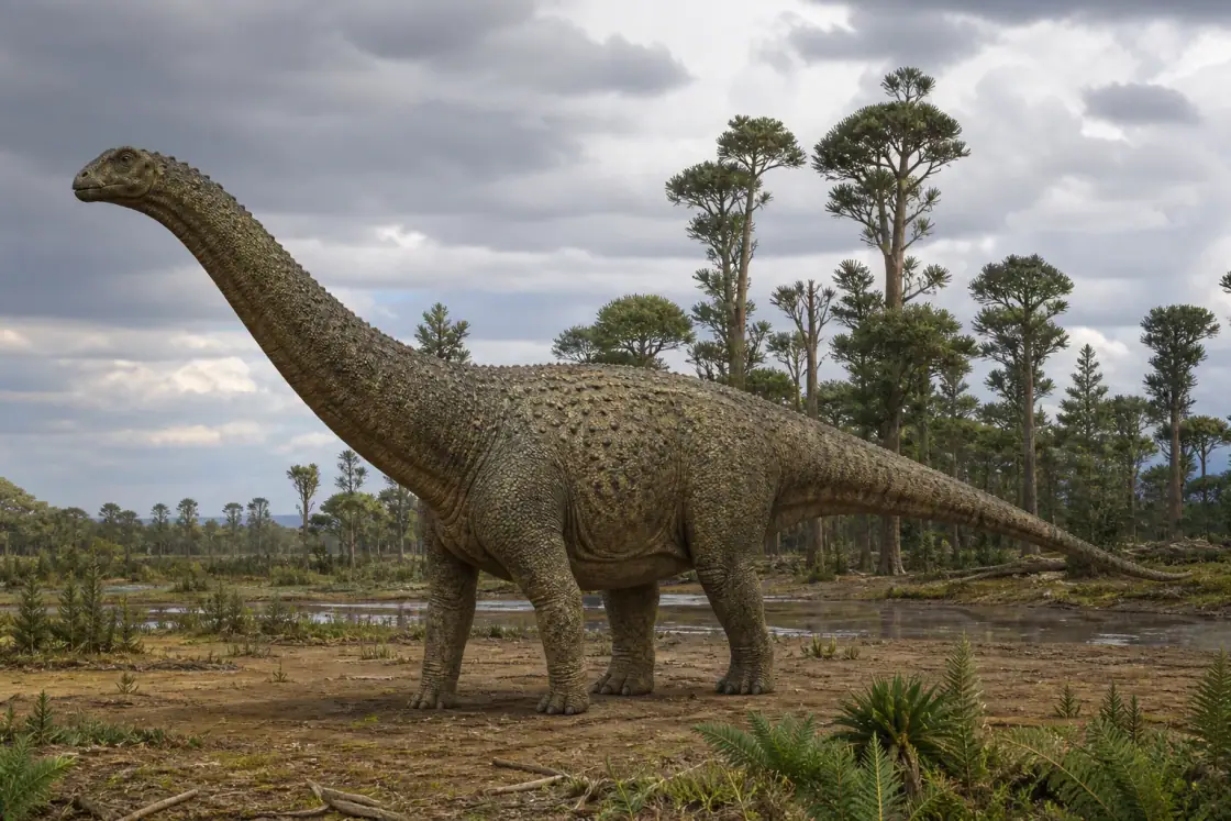 Saltasaurus (Saltasaurus loricatus) · scientific reconstruction