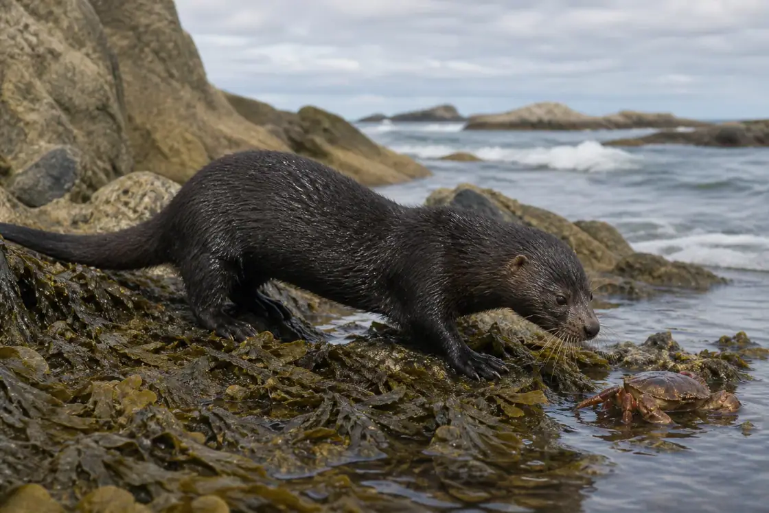 Sea mink (Neogale macrodon) · scientific reconstruction
