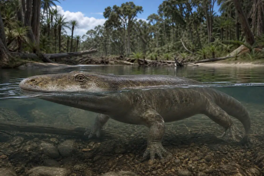 Siderops (Siderops kehli) · scientific reconstruction