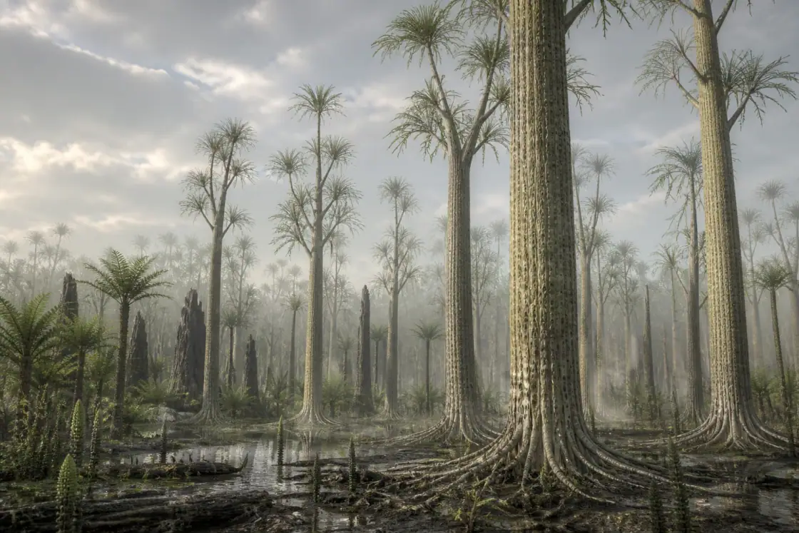 Sigillaria (Sigillaria brardii) · scientific reconstruction