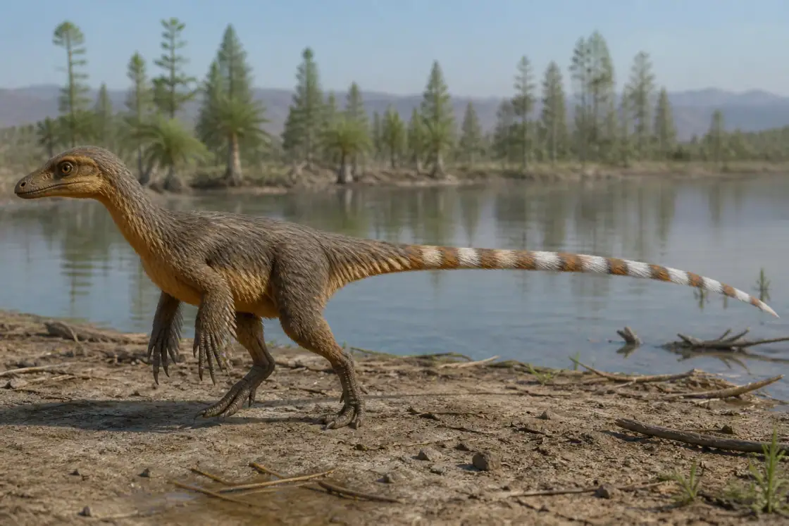 Sinosauropteryx (Sinosauropteryx prima) · scientific reconstruction