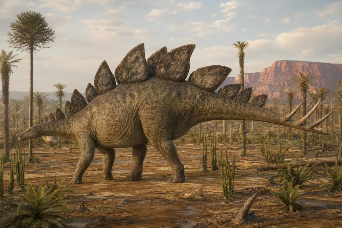 Stegosaurus (Stegosaurus stenops) · scientific reconstruction