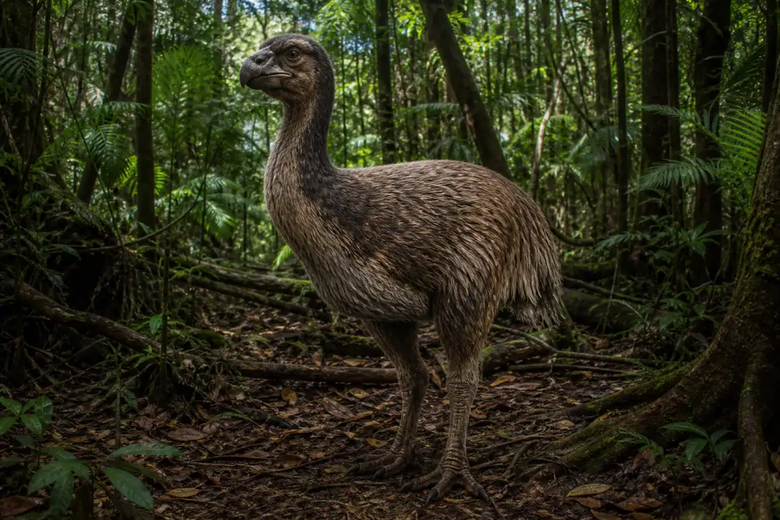 Sylviornis (Sylviornis neocaledoniae) · scientific reconstruction