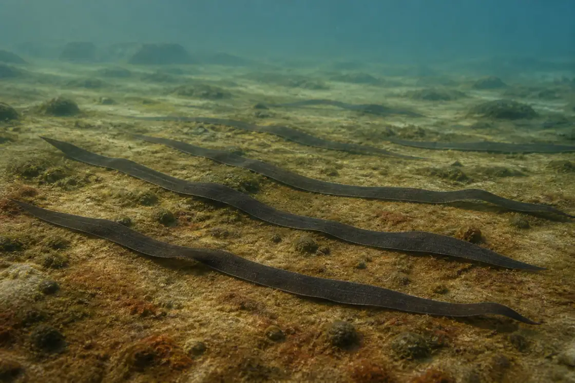 Vendotaenia (Vendotaenia antiqua) · scientific reconstruction