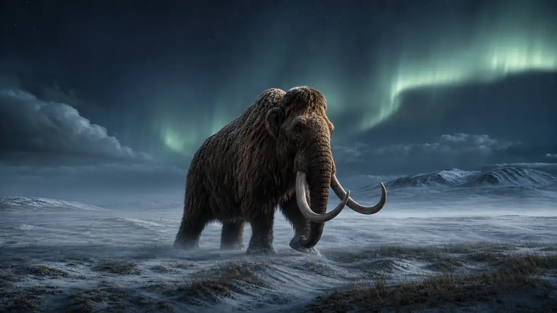 Woolly Mammoth scientific reconstruction