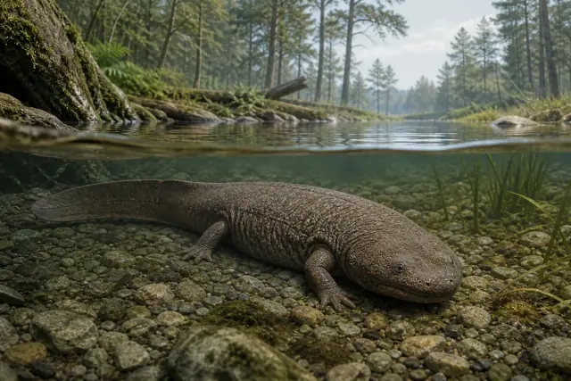 Andrias scheuchzeri · scientific reconstruction
