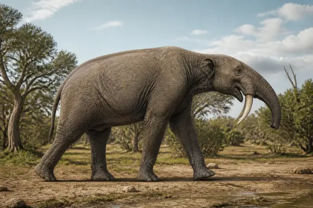 Deinotherium · scientific reconstruction