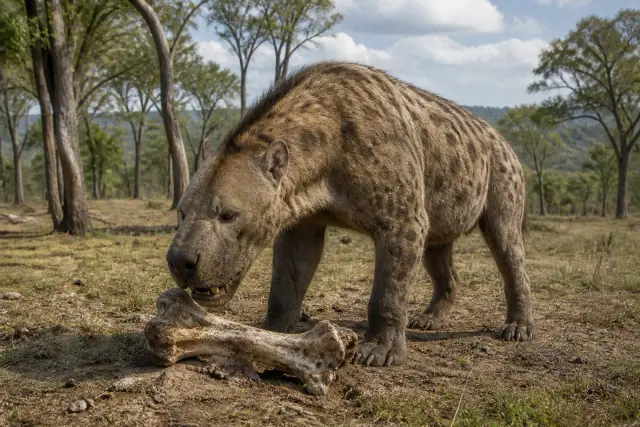 Dinocrocuta · scientific reconstruction