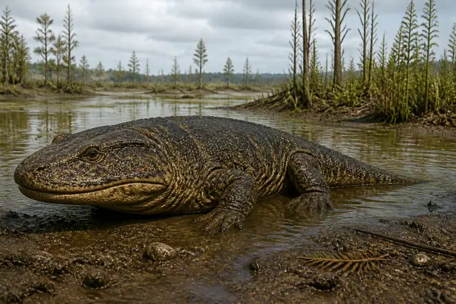 Eryops (Eryops megacephalus) · scientific reconstruction