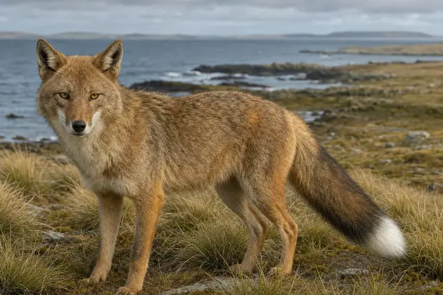 Falkland Islands Wolf · scientific reconstruction