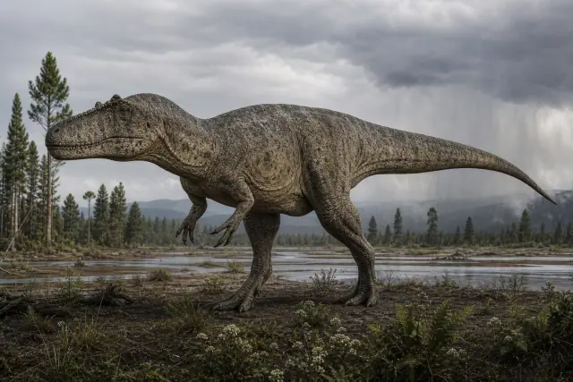 Giganotosaurus carolinii · reconstrucción científica
