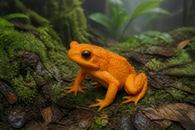 Golden Toad · scientific reconstruction